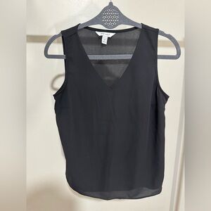 Nine West Black V-Neck Blouse